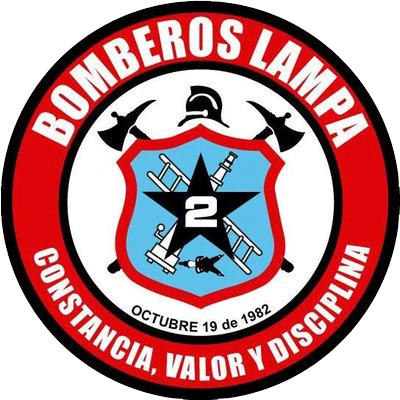 Logo 2ª Compañía del Cuerpo de Bomberos de Lampa